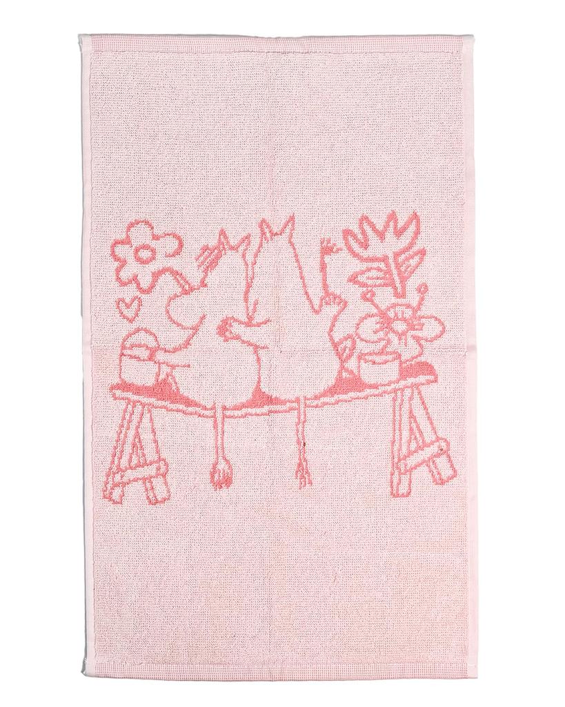 Arabia Guest Face 30cm x Moomin Finnish Towel, Towel, Towel, 50cm, Love, Pink, 1072618, Scandinavian, [Product]