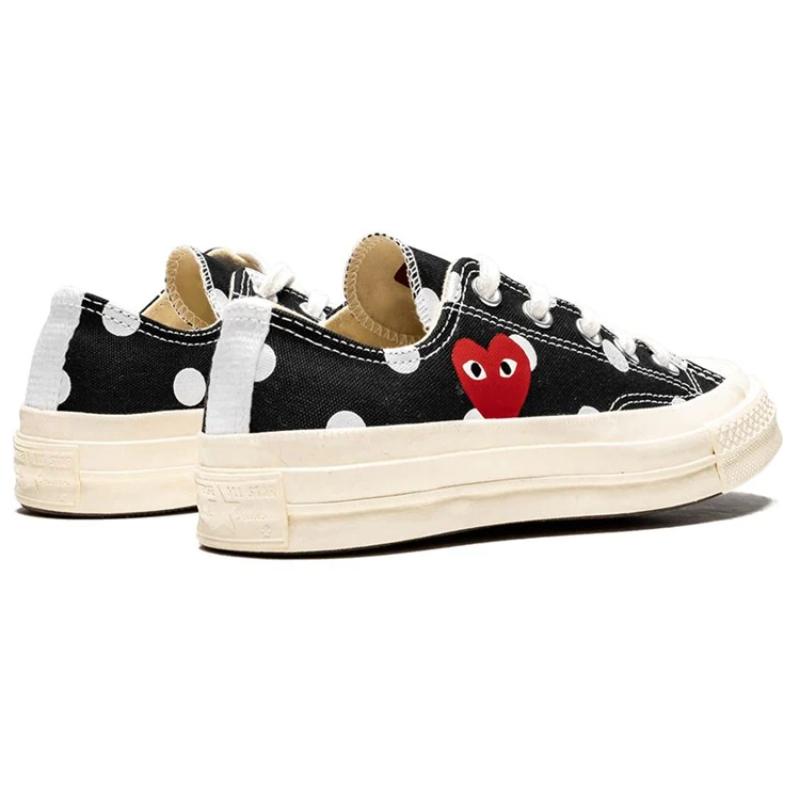 Converse Chuck Taylor All Star 70 Ox Comme Des Garcons Play Polka Dot Black Canvas Unisex