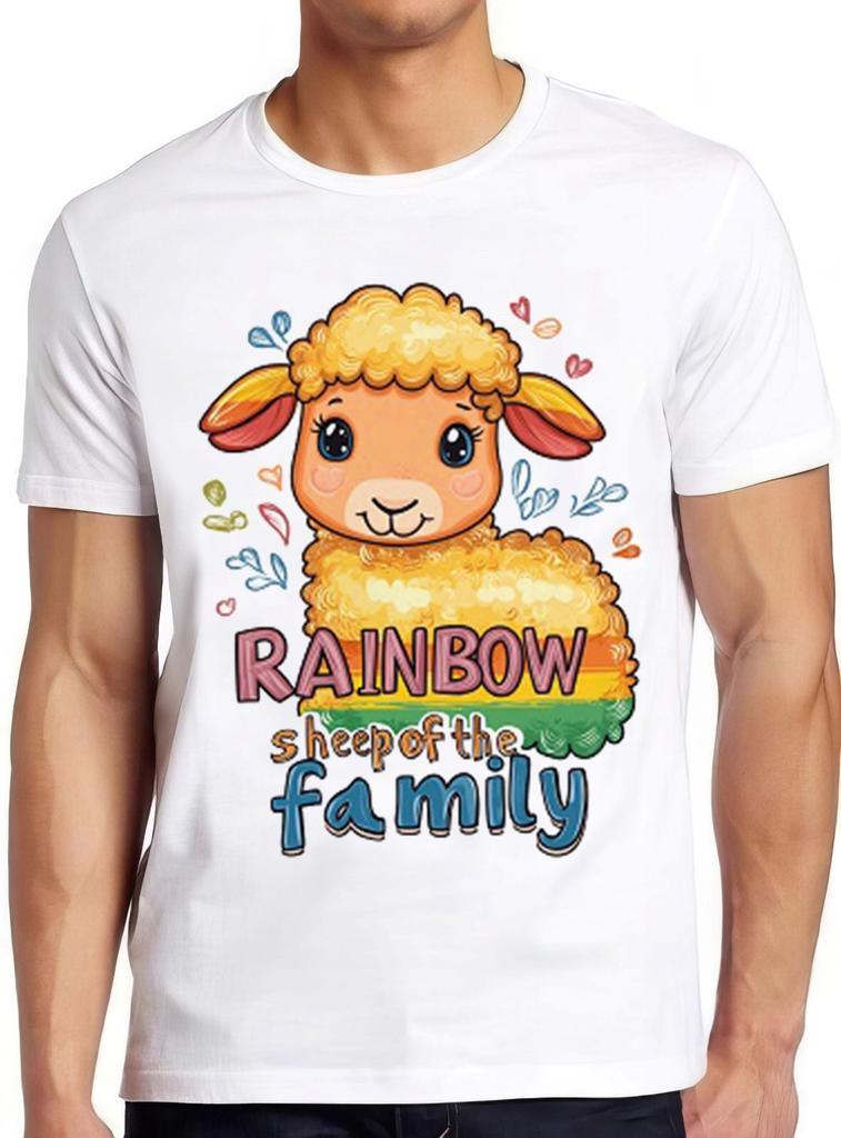 Rainbow Sheep Of The Family T Shirt Lgbt Gay Pride Lesbian Soho Cool Tee 2272