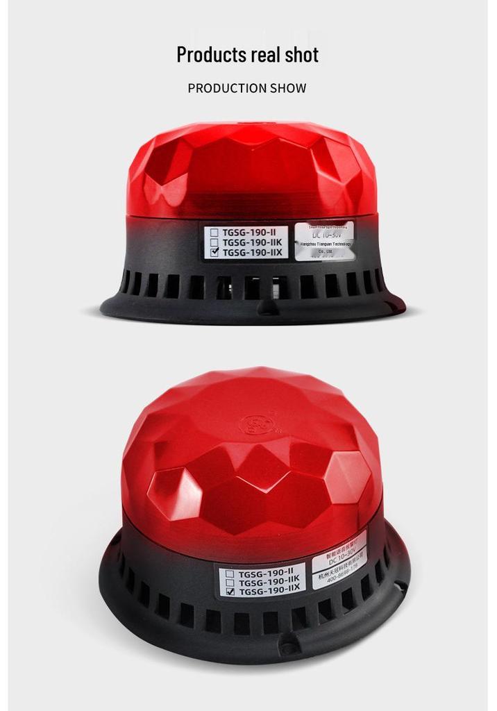 TGSG-190-II-X Forklift Right Blind Spot Voice Alarm, 12V Vehicle Warning Light