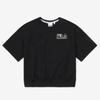[fila Kids] Zuri Short Sleeve Sweatshirt   Shorts Set Up  Fk2fsf2201x Blk  q0zFk2fsf2201xBlk