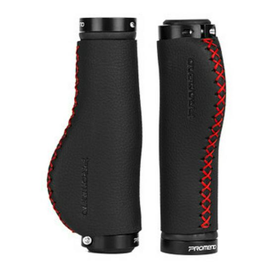 

PROMEND Ergonomic Bicycle Handlebar Grips - 502 Microfiber Leather Surface for Mountain Bikes, Paw-like Design.
