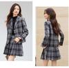 Completo a Quadri Stile College da Donna: Completo Due Pezzi Giacca e Gonna di Alta Gamma Primavera/Autunno 2026
