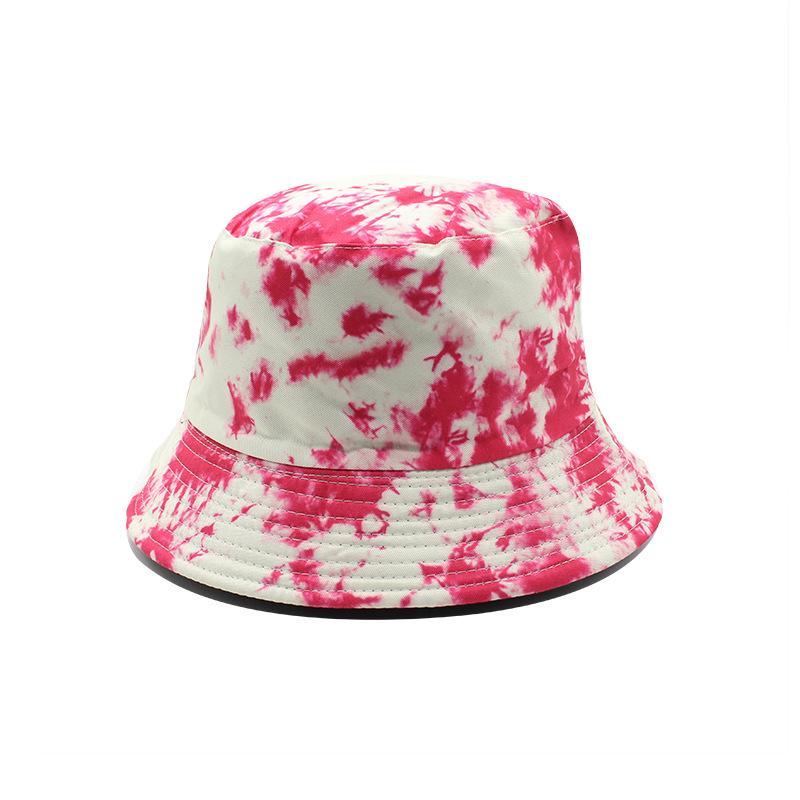 Ins DoubleSided Tie Dyed Fisherman Hat Children Spring And Summer Trendy Men Versatile Sunshade Sunscreen Street Basin Hat