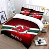 New Jersey Devils Bedding Set Bedding Duvet Cover Set Duvet Cover Pillowcases (1 * Duvet Cover 2 * Pillowcases, without duvet insert)