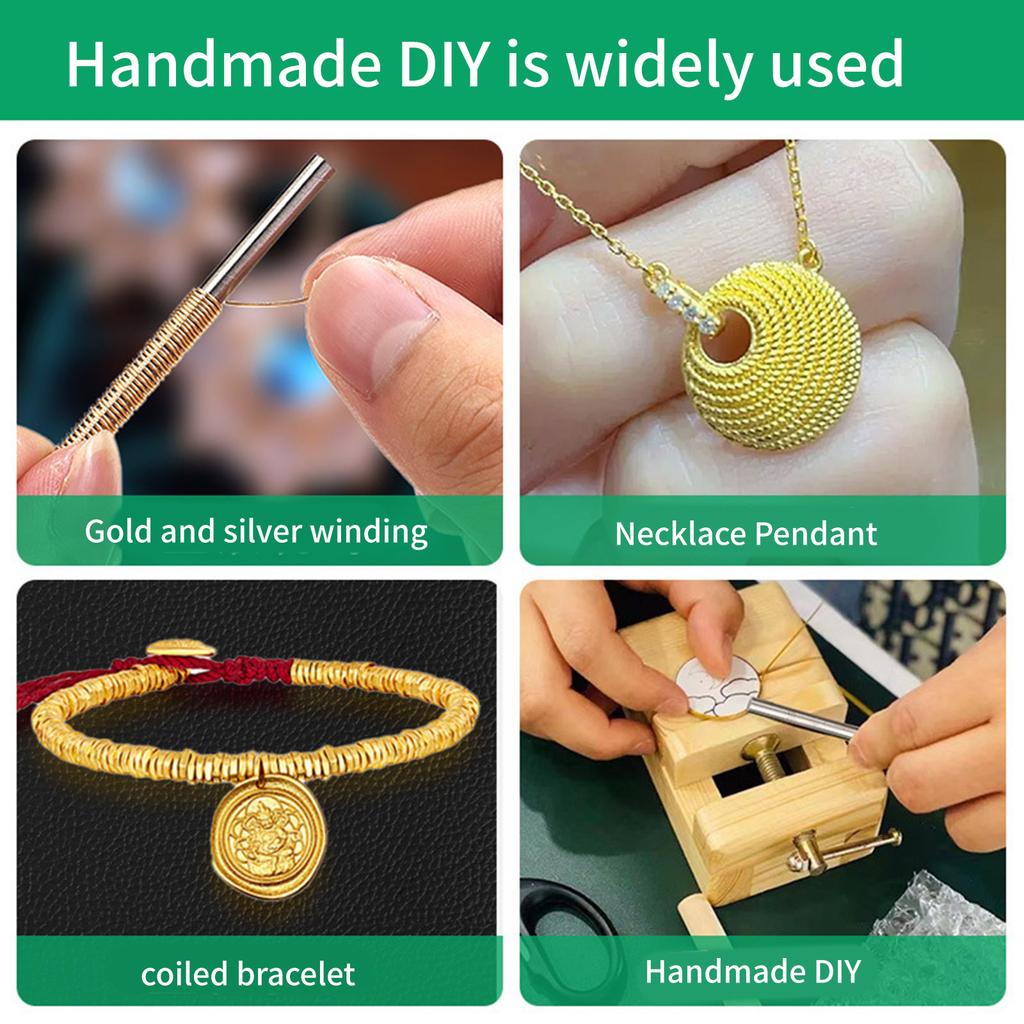 36Pcs Stainless Steel Solid Wire Wrapping Rods Jewelry Making Tool Wire Shaping Rods Stainless Steel Mandrel for Jewelry