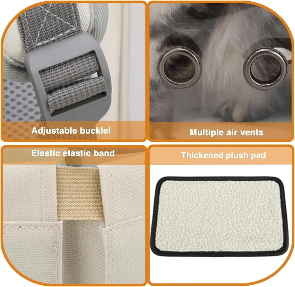 Cat Backpack Pet Supplies Out Puppy Backpack Foldable Pet Bag Large Capacity Breathable Portable Cat Backpack Dog Bag