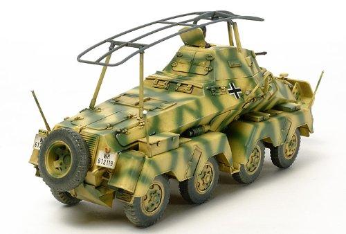Tamiya 1/48 Militær Miniatyrserie Nr. 74 Tysk Hær 8-Hjuls Panservogn Sd.Kfz.232 Plastmodell 32574