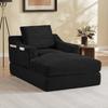Divano Senza Schienale, Sedia a Sdraio Pigra Minimalista Moderna in Velluto a Coste, Design a Doppio Strato, Espandibile in Letto