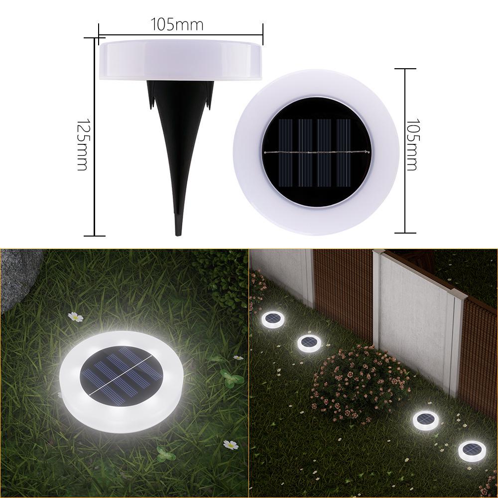 Waterproof Solar In-ground Lawn and Courtyard Lights for Outdoor Decoration