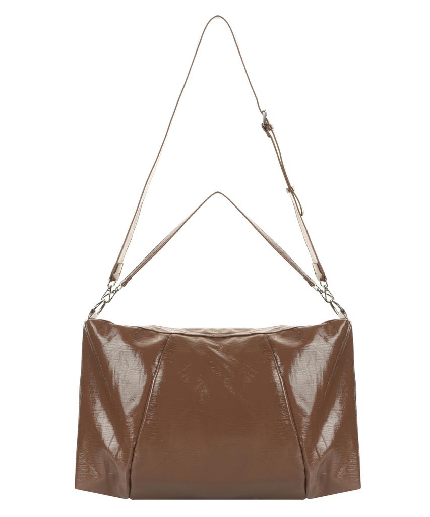 Nick&Nicole Nicole Mega Square Shoulder Bag_Brown