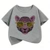 T-shirts Graphiques Imprimés Tigre Mode pour Enfants Été Manches Courtes T-shirts Dessin Animé Garçons Filles Vêtements Tops Kawaii Y2K T-shirt Enfant
