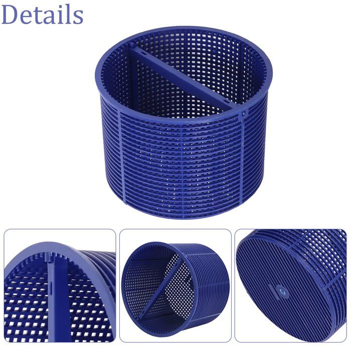Panier de skimmer pour piscine bleu - compatible Hayward B-152 / SP1082-SP1086, plastique résistant