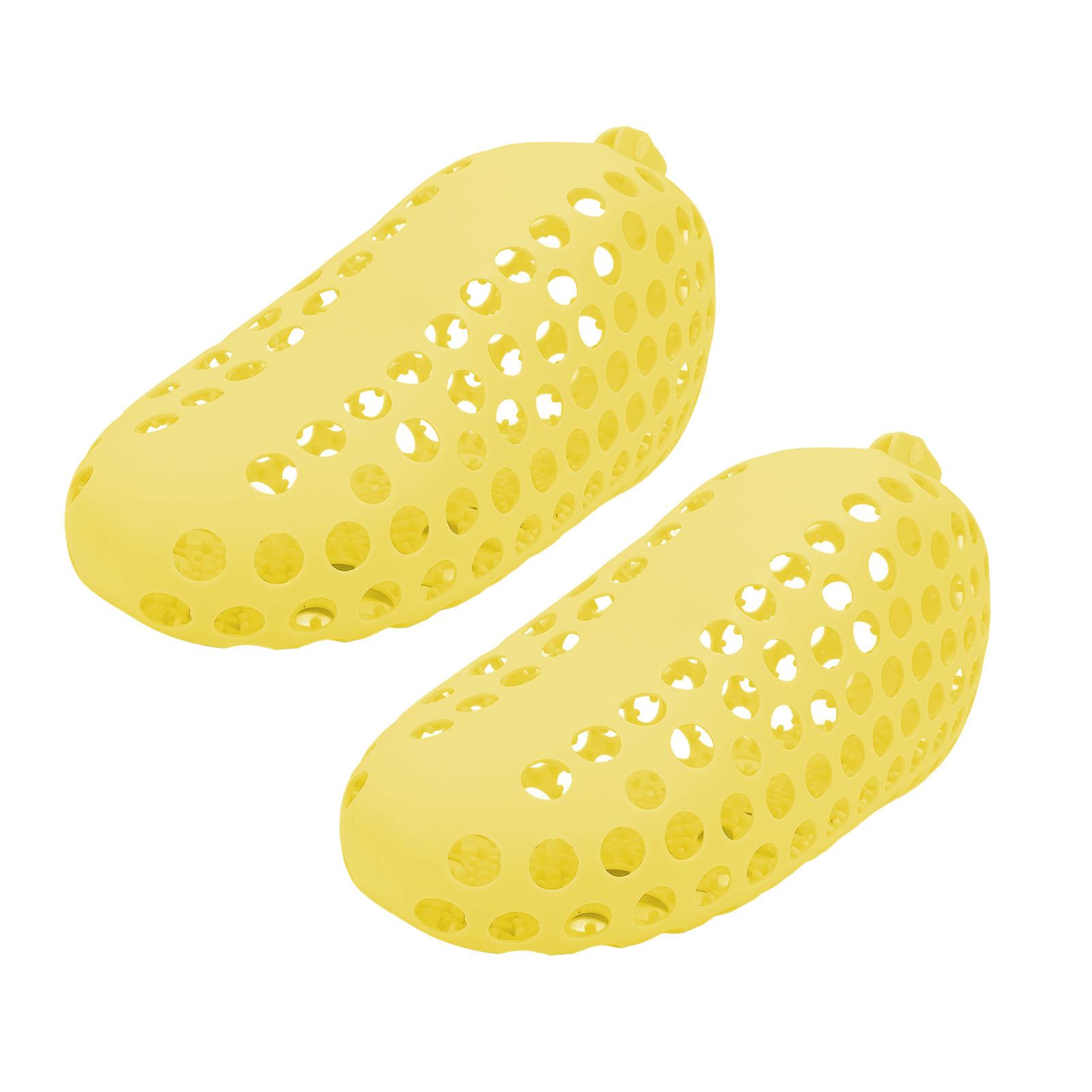 

1 пара мешков для стирки обуви, силиконовый мешок для стирки обуви с очисткой на 360 градусов, мешок для стирки обуви в стиральной машине для жёлтый