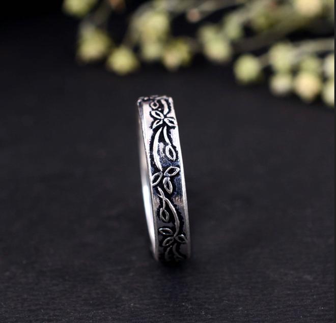 Handmade Silver Arthritis Ring – Adjustable Therapy Splint for Thumb & Finger Joints, Comfortable Jewelry