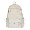 Korean version schoolbag female college student cute embroidery large-capacitycomputer backpack lightweight junior high school student travel backpack