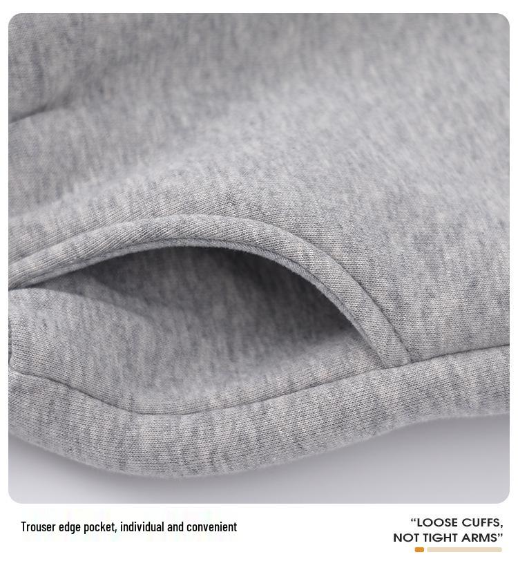 Brand Kids' Thickened Lambswool Sweatpants for Autumn/Winter - Boys' Warm Casual Long Pants