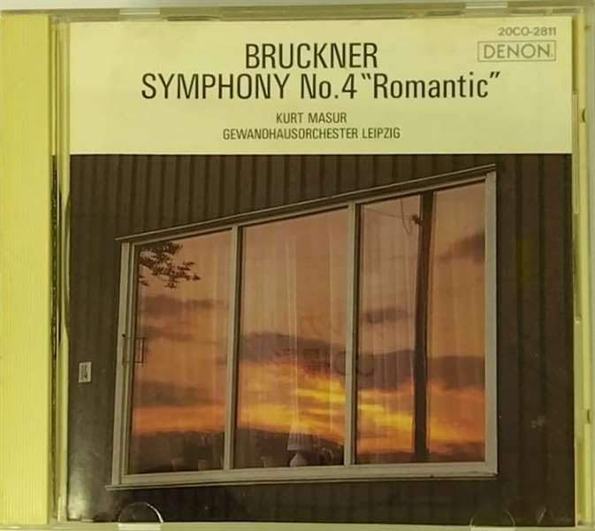 

CD BRUCKNER - Romantic / Masur 20CO2811 Japan Classical Used