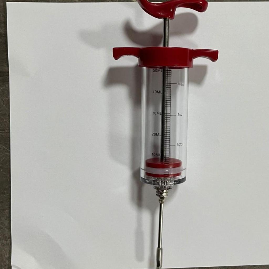 Acrylic Kitchen Turkey Injector Needle for Marinade and Seasoning