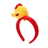 Cute Carp Design Hairband Soft Plush Elastic Headbands Hair Ornament For Kids Girls Women Daily Use Party Accessories