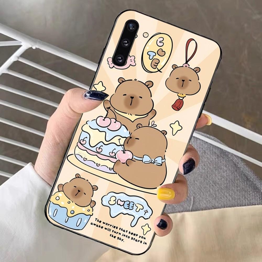 Cartoon Capybara Phone Case For Samsung Note 8 9 10 20 Pro Plus Lite M 10 11 20 30 21 31 51 A 21 22 42 02 03