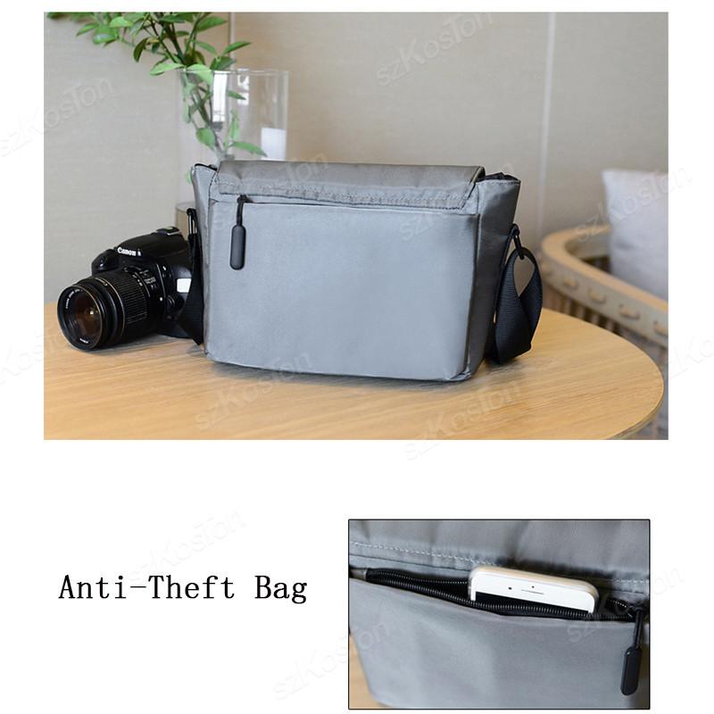 Sling Bag Universal Bag Photography Crossbody Storage Bag for DSLR Camera Outdoor Travel Organizer 5L Capacity Waterproof