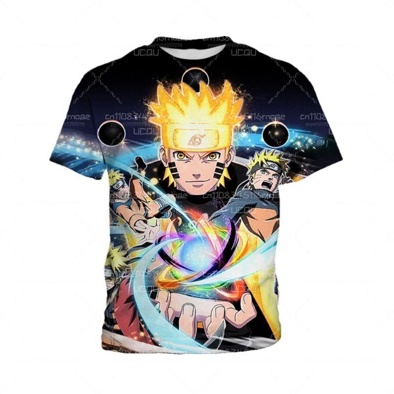 

Новая Высококачественная Летняя Модная Футболка Naruto для Взрослых/Детей, Повседневная, с Круглым Вырезом, Короткий Рукав, Дышащая, Топ для Косплея 110