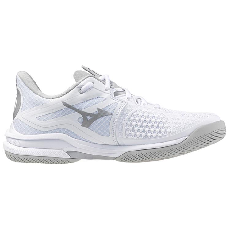 Mizuno Wave Exceed Tour 6 Comfortable Flexible Non-Slip Durable Low-Top Tennis Shoes Unisex Sneakers White 61GA247103