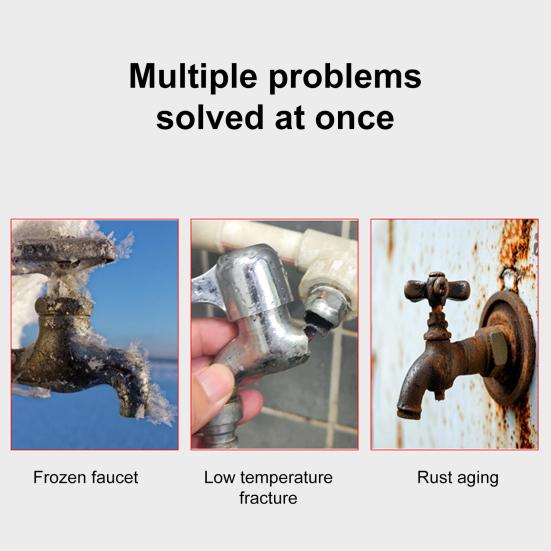 Faucet Anti-freeze Connector Stainless Steel Outdoor Faucet Anti-freeze Joint 1/2" 3/4" Pipe