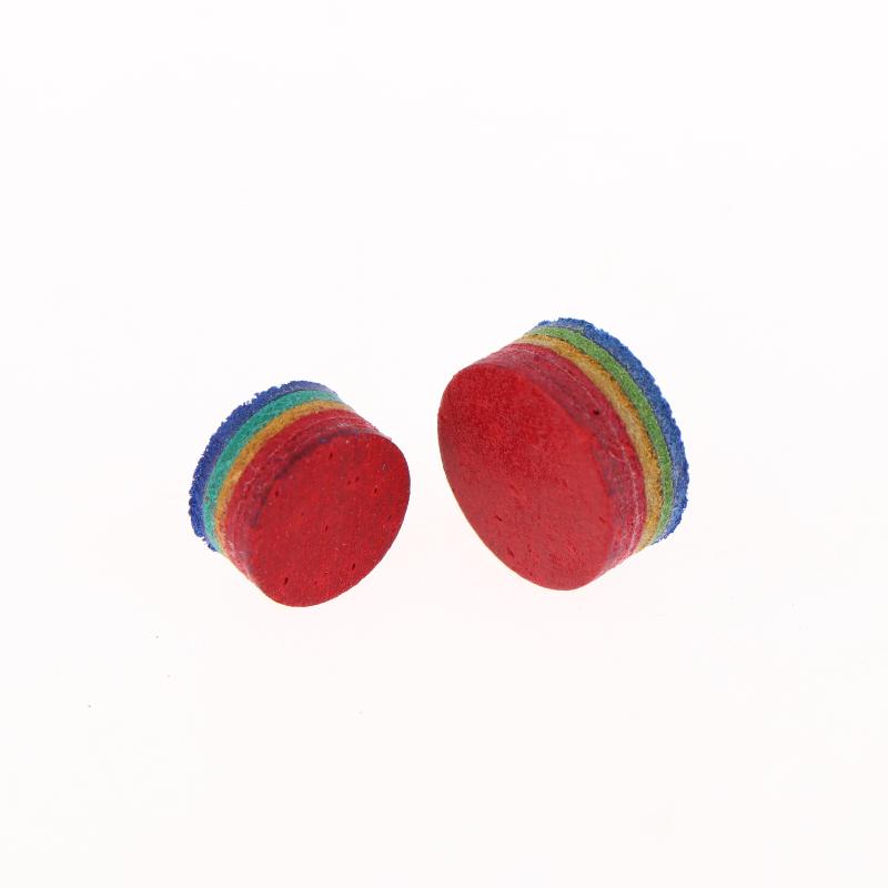 1Pc Rainbow Billiard Tip Replacement Pool Cue Tip For Snooker Sports Outdoor 6 Layers Hardness Snooker Tips Head Accessories