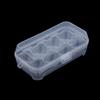 8 Fächer Eierbox Hülle Stoßfeste Eierhalter Küche Behälter Hülle Transparenter Organizer Für Outdoor Camping Picknick
