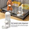 Beheizte Hundewasserschale Thermostatisch Siphon Eichhörnchen Trinkzubehör Hundehütte Wasserspender Für Tiereltern Tierärzte