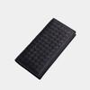 Genuine Leather Handcrafted Woven Clutch Wallet Women Men Large Capacity Bifold Purse With Multiple Card Slots