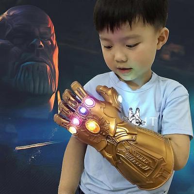Thanos Infinity Gauntlet LED Leuchtende Handschuhe Avengers Halloween Kostüm Erwachsenengröße