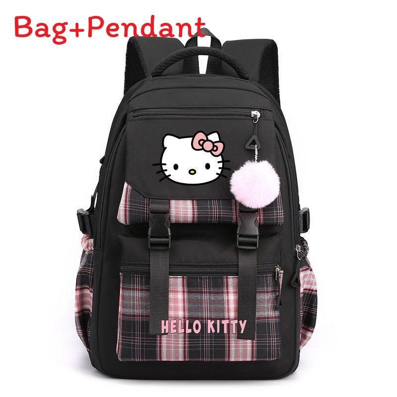 Hello Kitty School Backpack For Girls And Boys With Urban Minimalist Style And Airflow Design For Travel