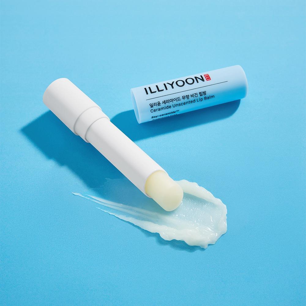 ILLIYOON Ceramide Unscented Vegan Lip Balm Deep Hydration Smooth Lips 3.2g