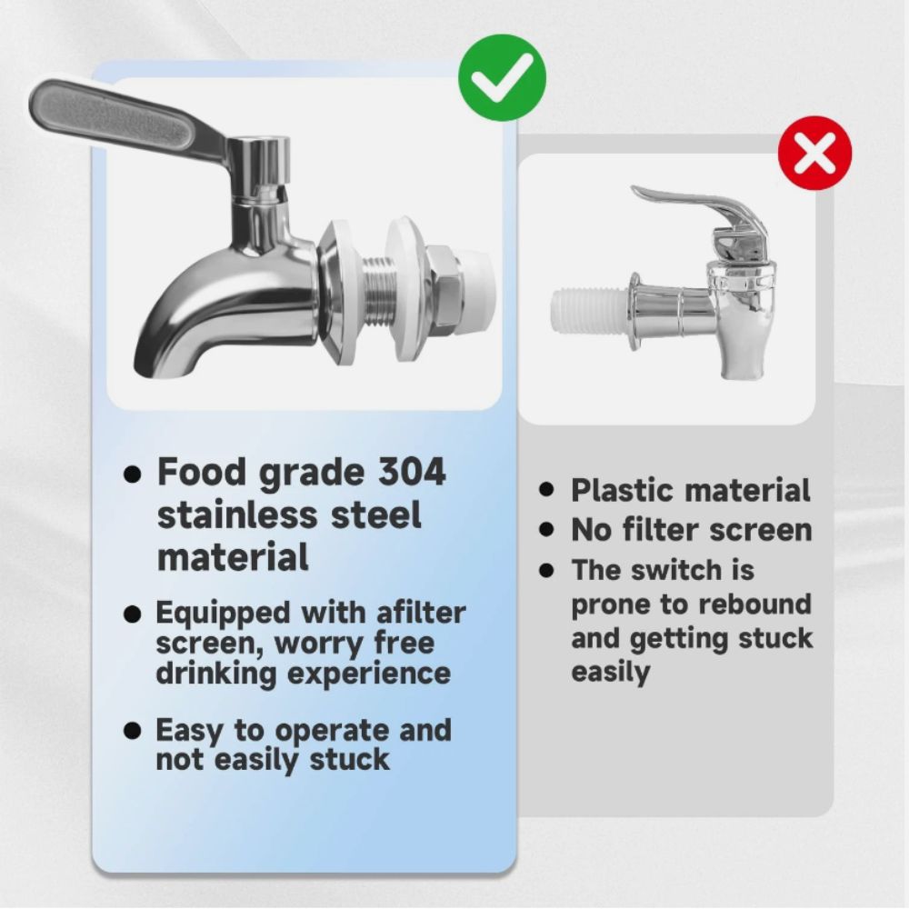 No Lead Beverage Dispenser Spigot Stainless Steel Water Dispenser Faucet Faucet Spigot Beer