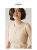 Gentle & Chic Cashmere Slim-Fit Sleeveless Knit Tank Top Sweater for Women