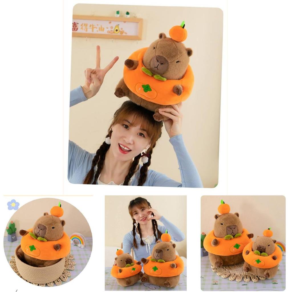 Adorable Capybara Plush Toy Soft Short Plush Animal Pillow For Home Decor And Gifts