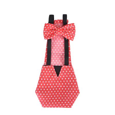 Couche pour poulet Imperméable Vêtements pour animaux de compagnie pour canard Réutilisable Respirant Costume pour volaille Couches avec décoration nœud pour oies poules