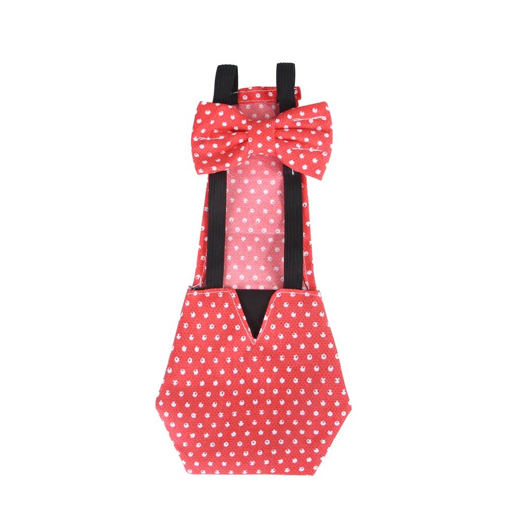 Chicken Diaper Waterproof Pet Clothes for Duck Reusable Breathable Poultry Costume Diapers with Bowknot Decor for Geese Hens