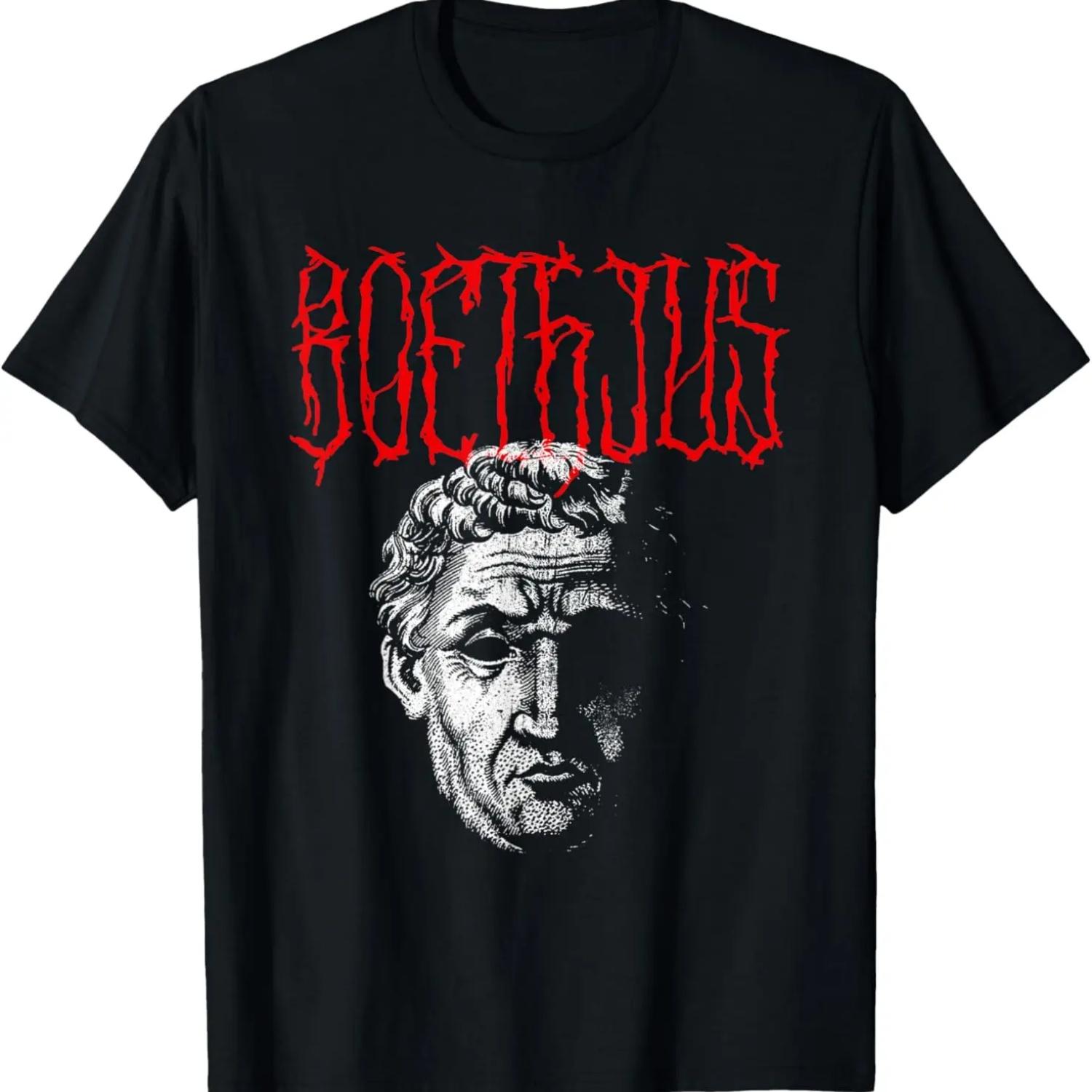 

Boethius Heavy Death Metal Philosopher - Logic T-Shirt XXXXXL чорний