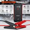 P100 Car Jump Starter 5000A Peak, 12V Portable Battery Pack for 10L Gas/8L Diesel, LED Screen & Light