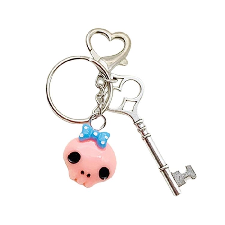 Stylish Beaded Eye Keychain Multifuntional Jewelry Fashion Bag Accessory Portable Key Holder Haloween Theme Key Ornament