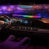 2PCS  LED Sound-Controlled RGB Rhythm Light Strip - Rechargeable Music Sync Ambient Light, Suitable for Cars, TVs, and Gaming