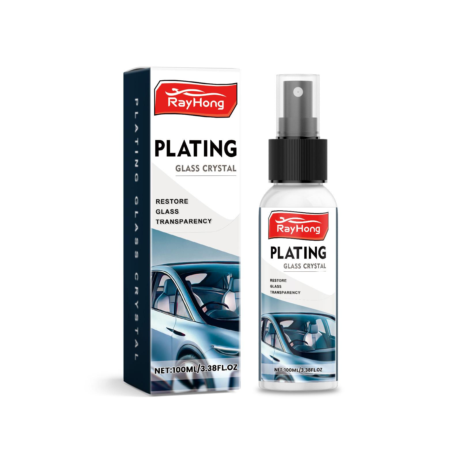 RAYHONG 100ml Glass Oil Film Remover - No Streaks, Safe for Car Windows, Boosts Driver Visibility