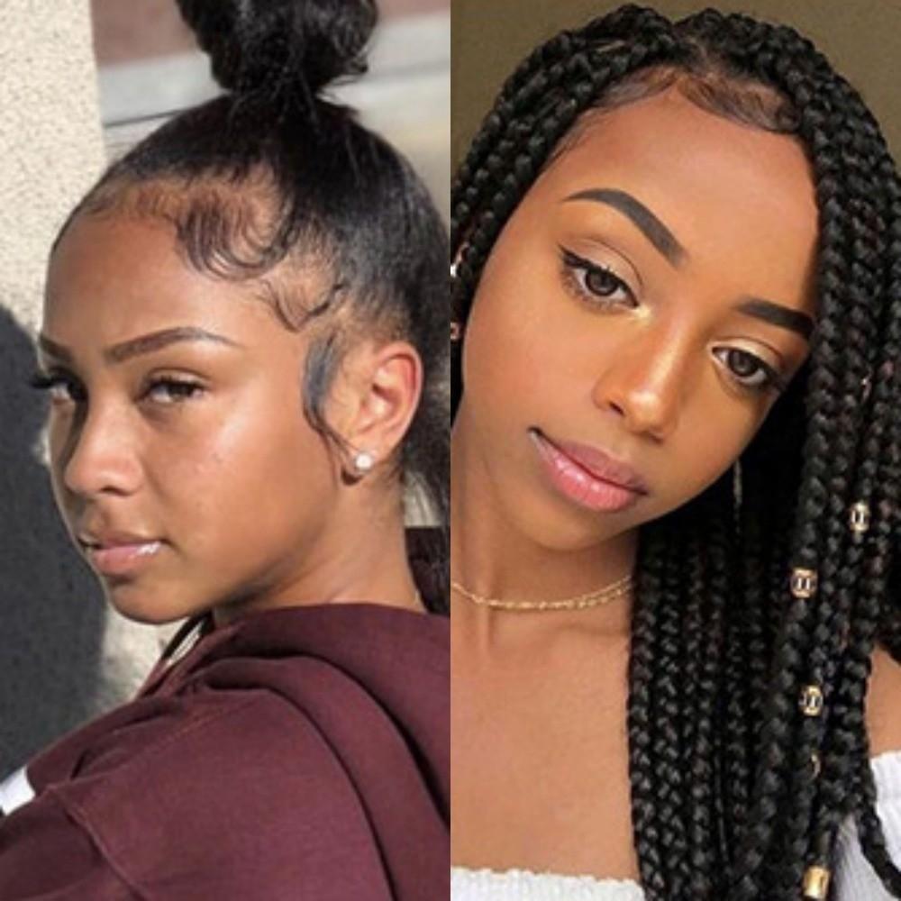 Long Lasting Hair Edges Temporary Tattoos Waterproof Bangs Stickers Hairline Stickers  Facial Art