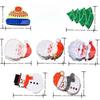 Weihnachten Greifspange Cartoon Schneemann Haarnadel niedlich einfach Fortgeschrittenes Gefühl Haiklammer Haaraccessoires Feiertag Pendeln