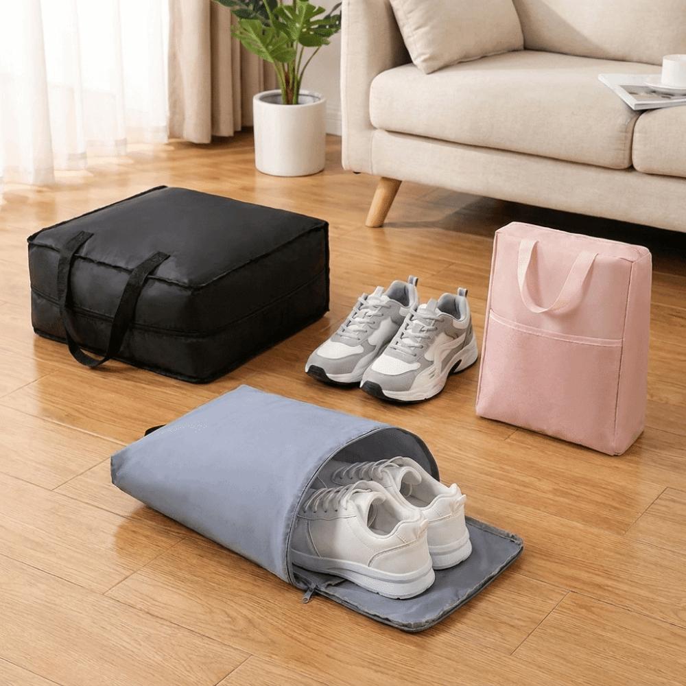 Large Capacity Shoe Storage Bag Wide Opening Sports Shoes Bag Portable Shoes Organizer for Home