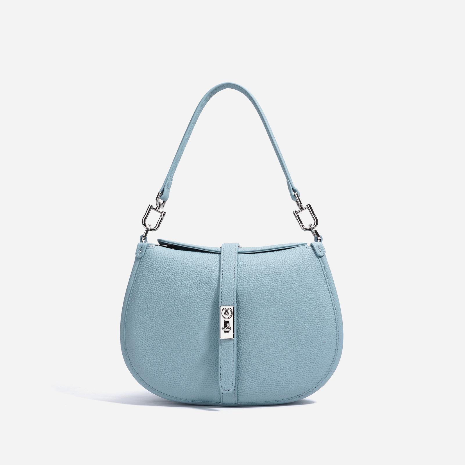 New Women s Genuine Leather Crescent Bag Niche Luxury Design Hand Shoulder Crossbody Bag Fashion Minimalist Classic Commuter Daily Use Bag
